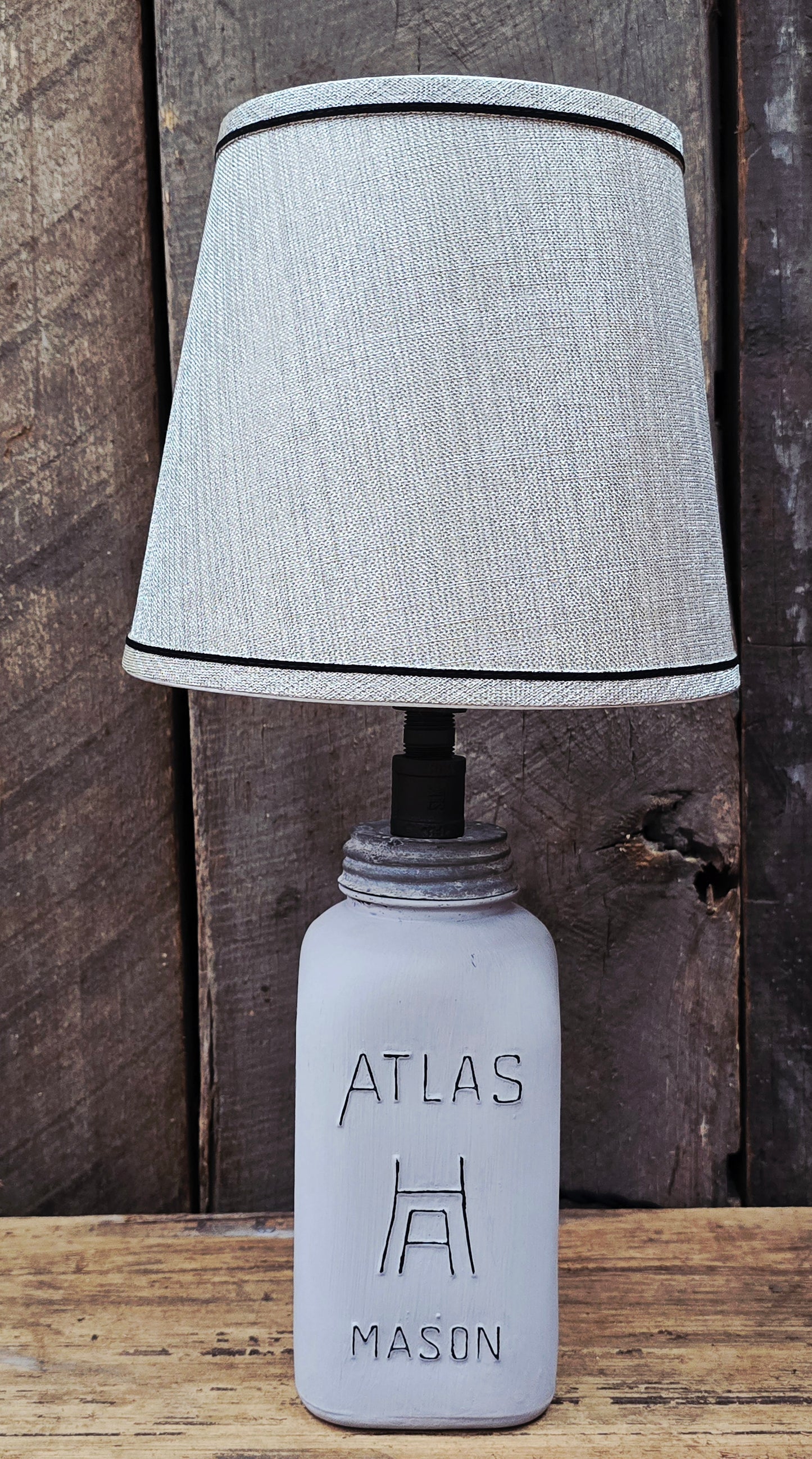 Atlas Jar Lamp #019