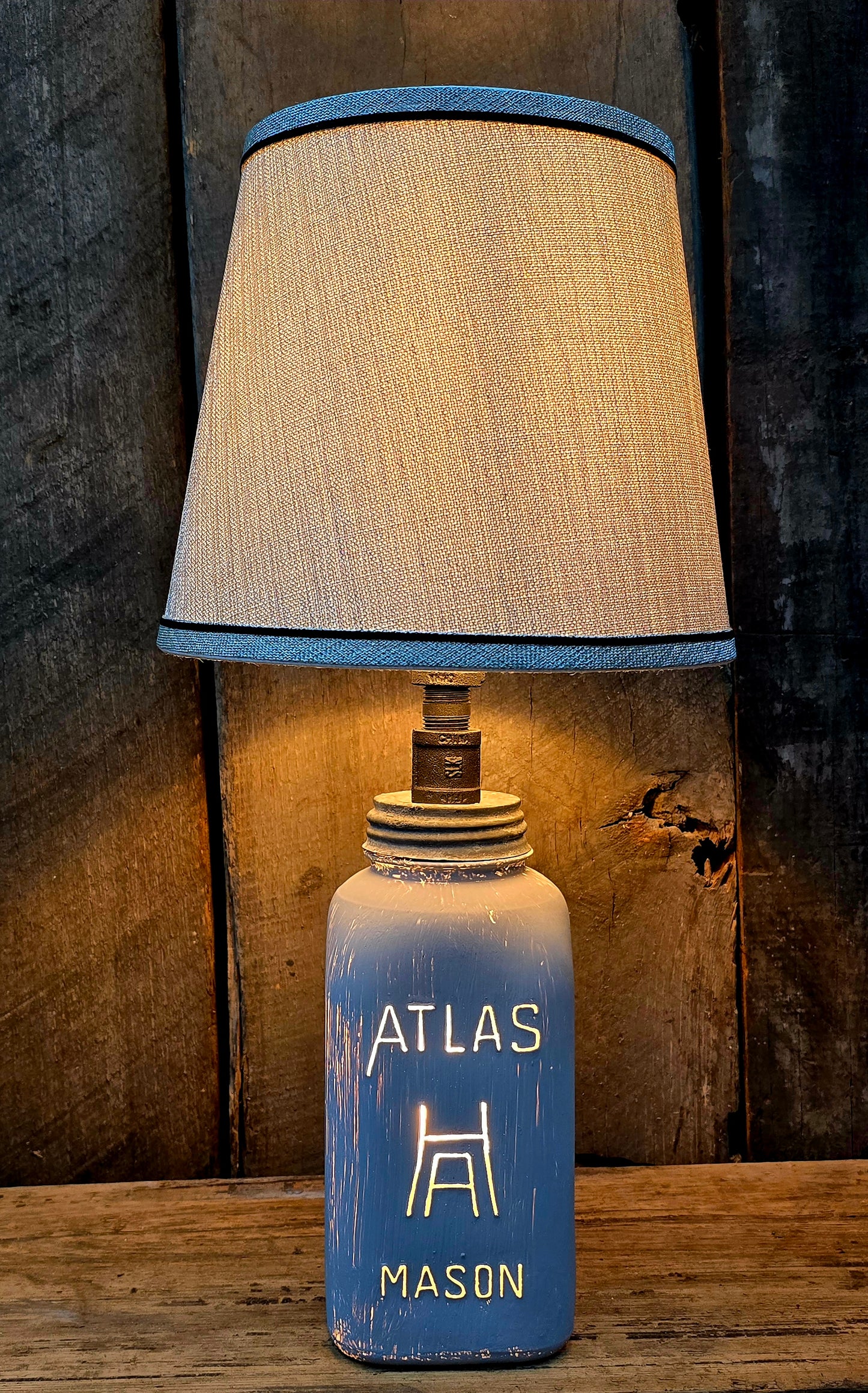 Atlas Jar Lamp #019