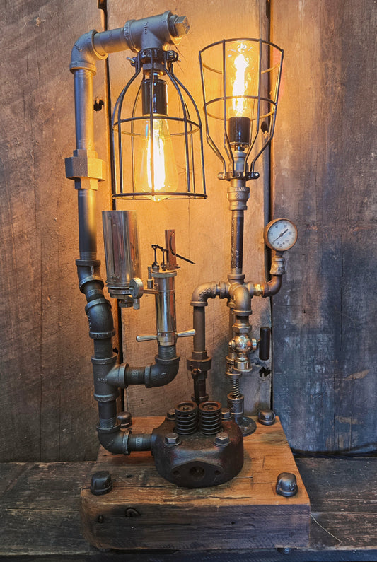 Steampunk lamp #029