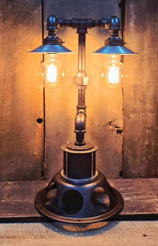 Speaker Steampunk Lamp #030
