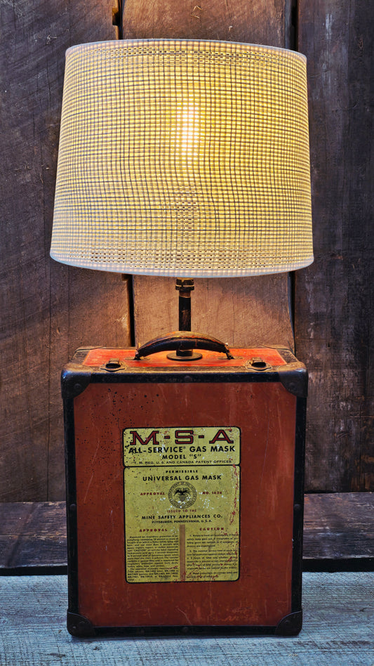 MSA Gas Mask Case Lamp